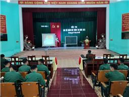 Sư đoàn 3: Hội thi cán bộ giảng dạy chính trị cấp trung đoàn